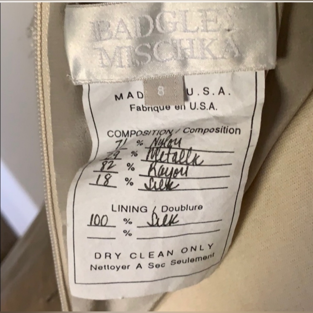 ISO! Vintage Badgley Mischka Gown - Picture 8 of 8